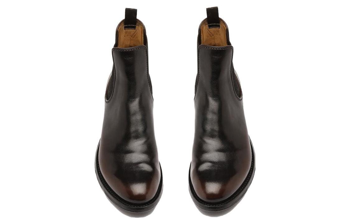 Officine Creative Anatomia 'Black Brown Leather Chelsea Boot' 圖 4