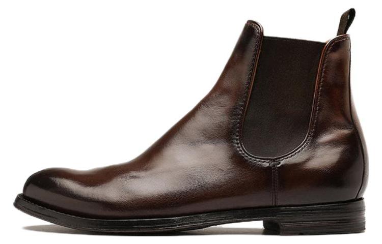 Officine Creative Anatomia 'Brown Leather Chelsea' OCANATO083AERBUD223