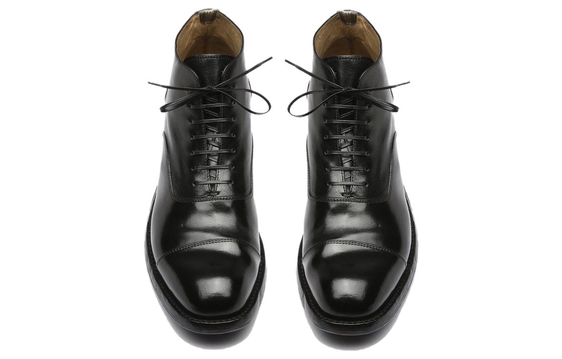 Lookbook 오피치네 크리에이티브 블랙 앵클부츠 (Officine Creative Black Ankle Boots) OCUBALA009AERBU1000