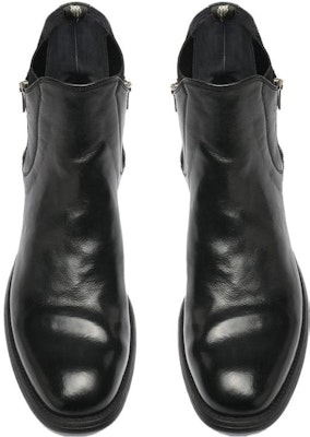 Officine Creative 皮革便捷拉鍊設計短靴 男款黑色 Lookbook Officine Creative 皮革便捷拉鍊設計短靴 男款黑色