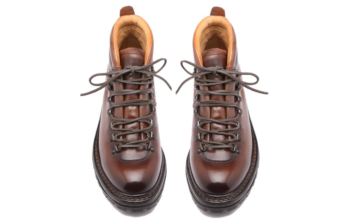 Shop Officine Creative Ankle Boot 'Brown Fashion Comfort' OCUARTI001AERCAH203