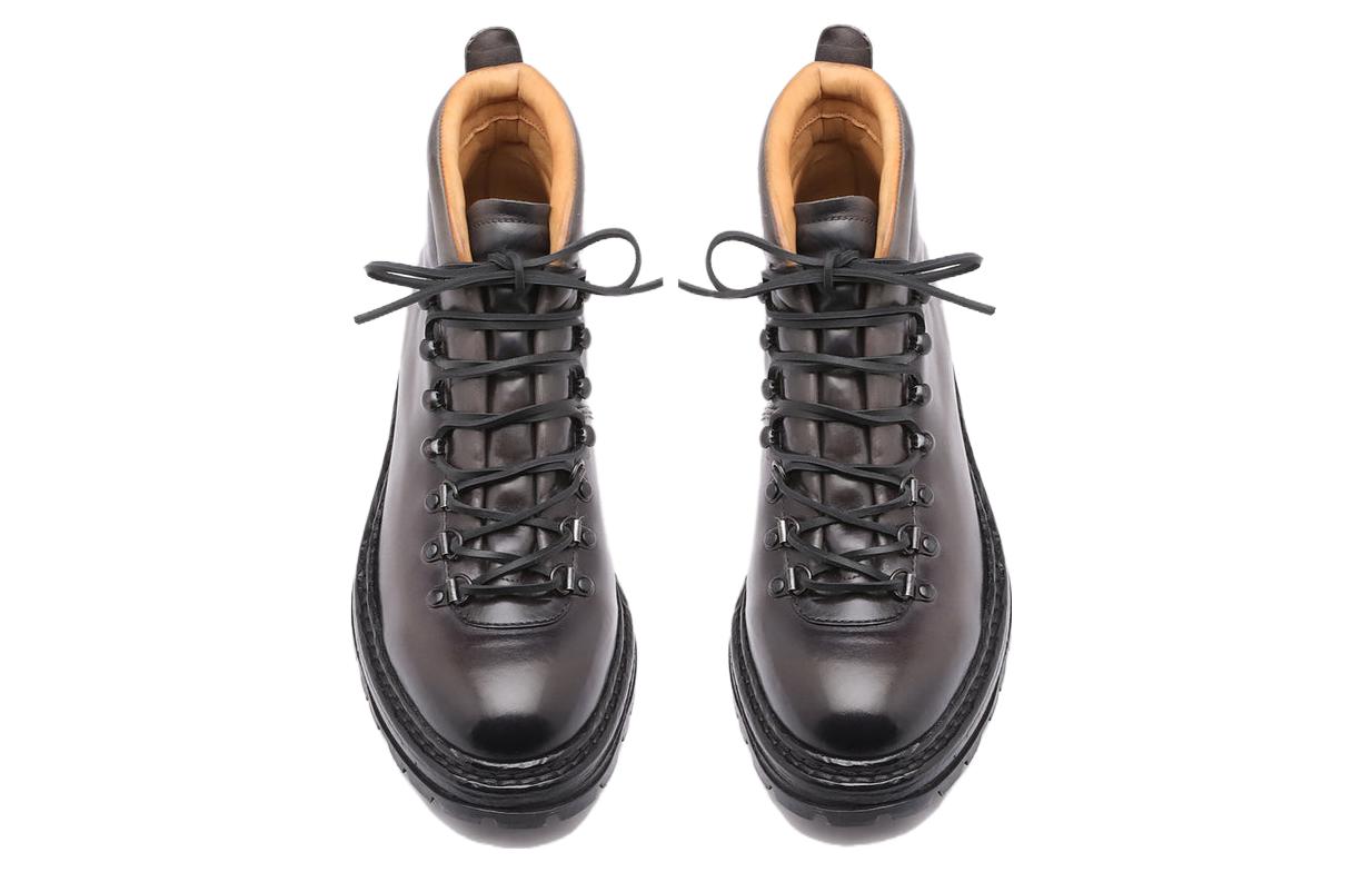 Shop オフィチーネ・クリエイティブ 灰革 カジュアルブーツ OCUARTI001AERCAD110