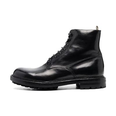 Officine Creative Ankle Boot 'Lacquer Black Fashion Strap'
