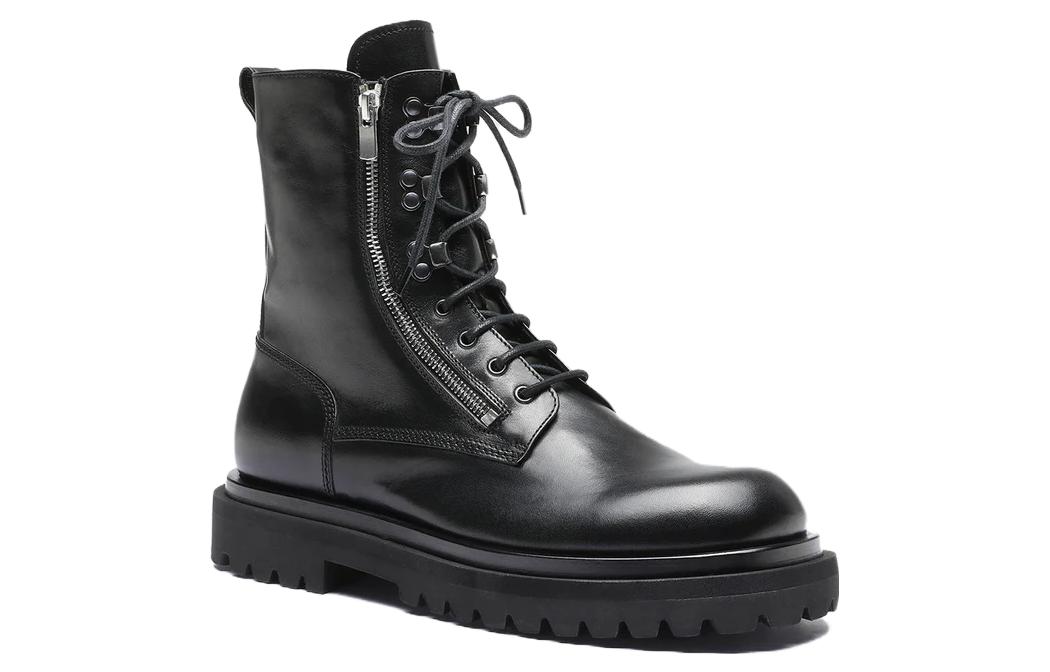 Order Officine Creative 皮革 簡約 短靴 男款 黑色