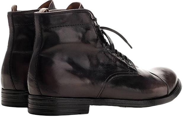 オフィチーネクリエイティブ 黒革レースアップブーツ OCANATO016BUFA9E136 Shop オフィチーネクリエイティブ 黒革レースアップブーツ OCANATO016BUFA9E136