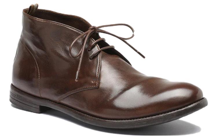 Order Officine Creative Arc短靴“深棕皮革” OCUARC-516IGNIS2135