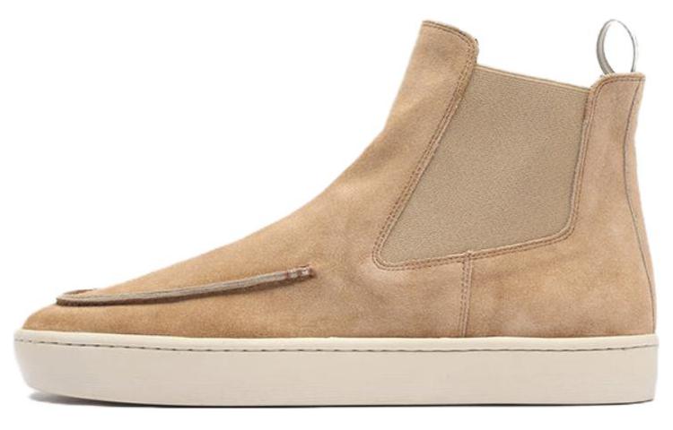 Officine Creative Bug Leather 'Motorcycle Chelsea Boot Grey-Brown' OCUBUG0003LIC23E276