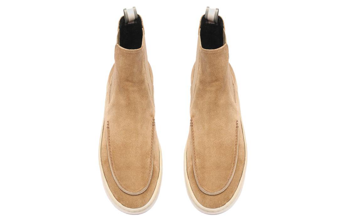 Shop Officine Creative Bug Leather 'But Chelsea Motosikal Kelabu-Coklat' OCUBUG0003LIC23E276