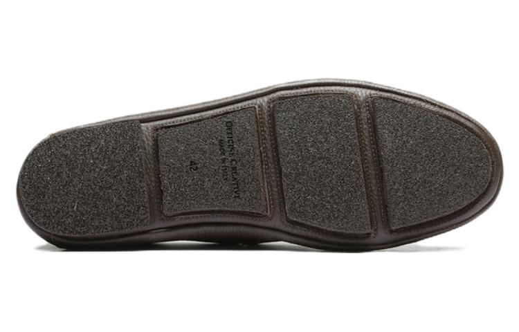 Shop 오피치네 크리에이티브 C-사이드 브라운 슬립온 OCUCSID001LINDS2040