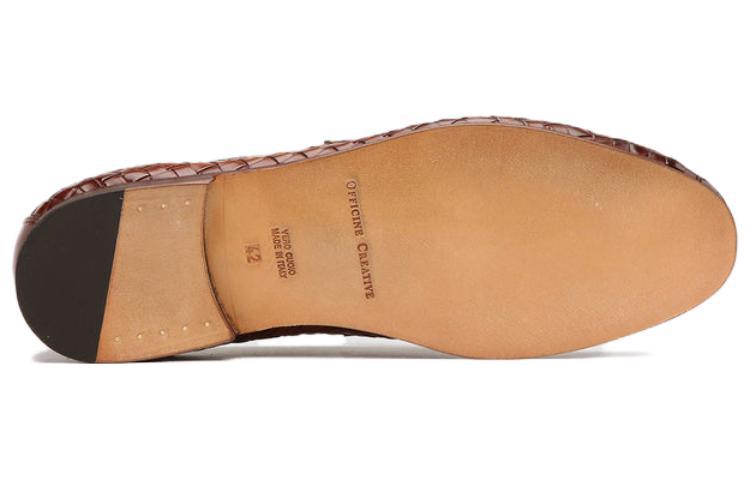 Shop Officine Creative 休闲乐福鞋 '棕色' OCUBARO003BUT10D279