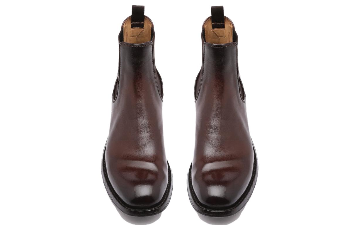 Lookbook Officine Creative 皮革 潮流時尚 短筒 切爾西靴 男款 棕色