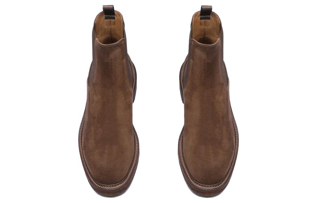 Lookbook Officine Creative 皮革 休閒 短筒 切爾西靴 男款 棕色