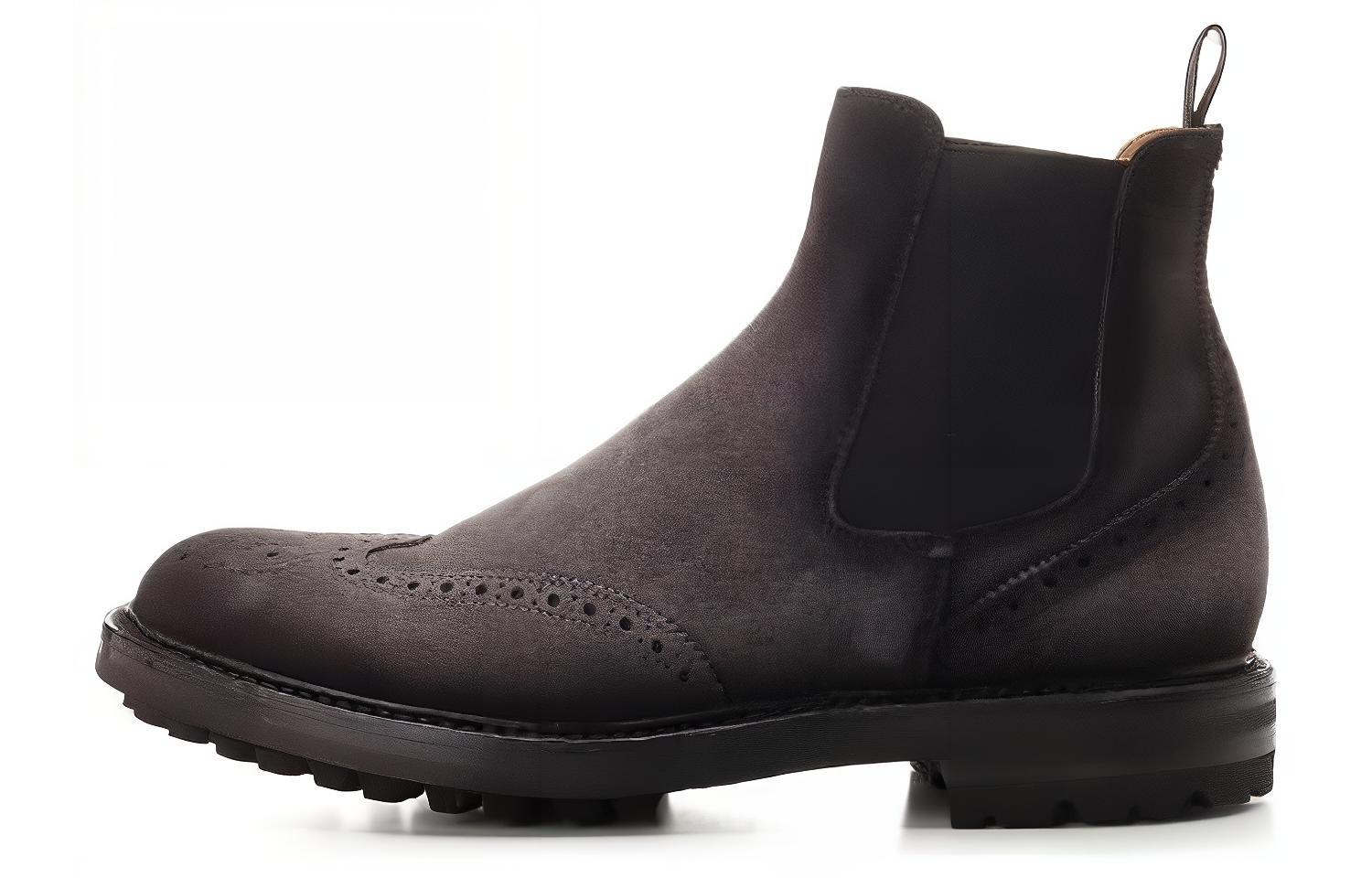 Officine Creative Chelsea Boot 'Brown Round Toe Slip-On'