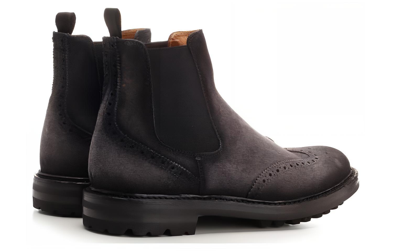 Officine Creative Chelsea Boot 'Brown Round Toe Slip-On' 圖 3