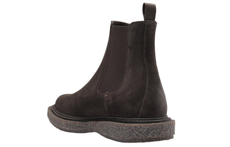 Shop Officine Creative Chelsea Boot 'Coklat Round Toe Slip-On' OCUBULLO02L1C37G110
