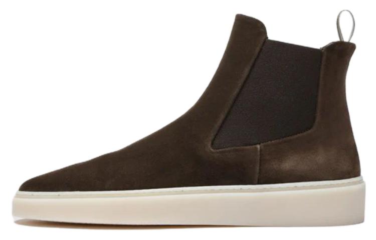 Buy Officine Creative Chelsea Boot 'Suede Khaki Gelap' OCUMUSK004LIC232040