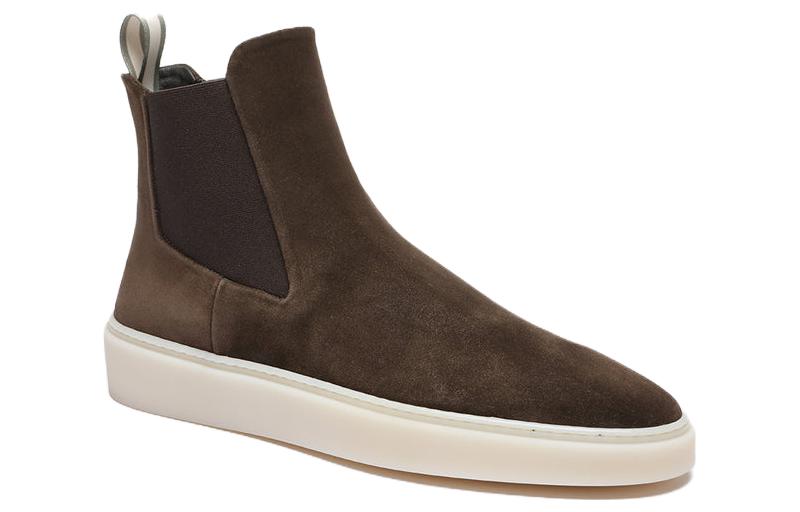 Order Officine Creative Chelsea Boot 'Suede Khaki Gelap' OCUMUSK004LIC232040