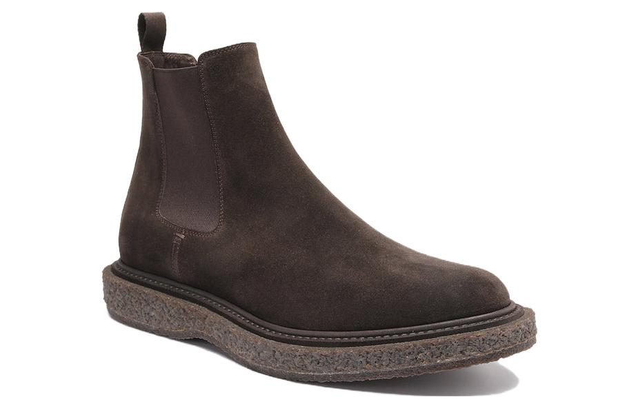 Order 오피치네 크리에이티브 스웨이드 첼시부츠 (딥브라운) OCUBULL002LIC37G110