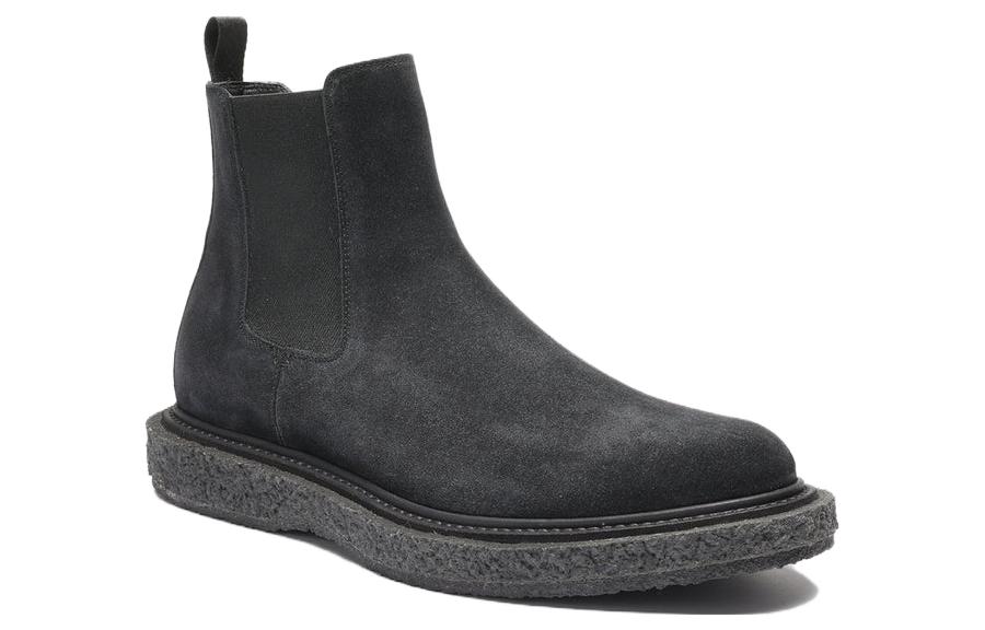 Order Officine Creative 絨面 時尚潮流 短筒 切爾西靴 男款 黑色