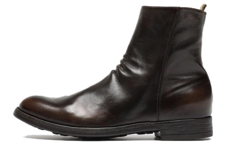 Officine Creative Chronicle 058 'Casual Versatile Short Boots Brown' OCUCHRO058IGN41D222