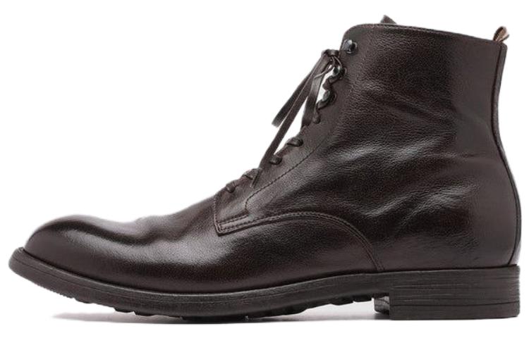 Officine Creative Chronicle 'Ebony Lace-Up Brogue Boots' OCUCHRO004IGNISD215