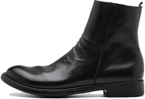 Officine Creative Hive 'Black Zip Round Toe' OCUHIVE010IGNIS1000 Officine Creative Hive 'Black Zip Round Toe' OCUHIVE010IGNIS1000