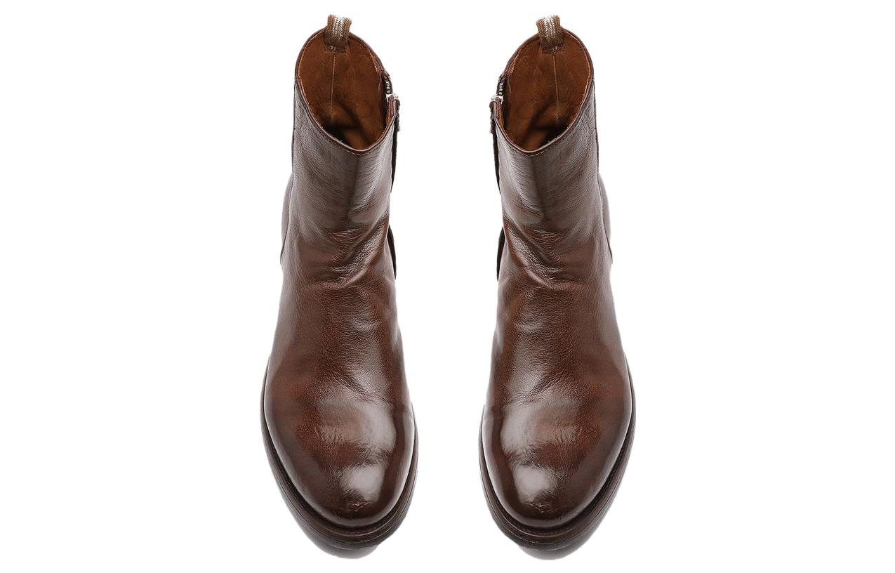 Lookbook オフィチーネ・クリエイティブ ハイブ レザーブーツ（ブラウン） OCUHIVE010IGNIS2135