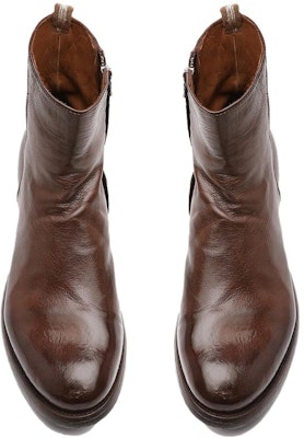 Officine Creative Hive 皮革 拉鍊時尚 短靴 男款 棕色 Lookbook Officine Creative Hive 皮革 拉鍊時尚 短靴 男款 棕色