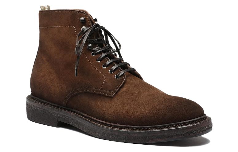 Order 오피치네 크리에이티브 홉킨스 브라운 스웨이드 부츠 OCUHOPC107REPEAD208