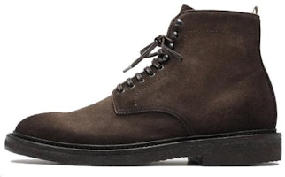 Officine Creative Hopkins Crepe 107 'Brown Mid-Top Martin Boots' OCUHOPC107REPEAD912 Officine Creative Hopkins Crepe 107 'Brown Mid-Top Martin Boots' OCUHOPC107REPEAD912