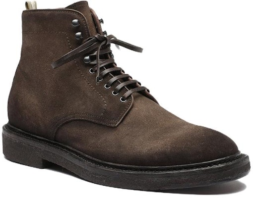 Officine Creative Hopkins Crepe 107 'Brown Mid-Top Martin Boots' OCUHOPC107REPEAD912 Order Officine Creative Hopkins Crepe 107 'Brown Mid-Top Martin Boots' OCUHOPC107REPEAD912