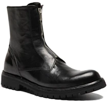 Order Officine Creative Ikonic 皮革 圓頭拉鍊 短靴 男款 黑色
