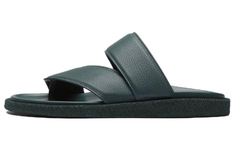Officine Creative Inner 'Green Leather Slide' OCUINNE003LINDSG337