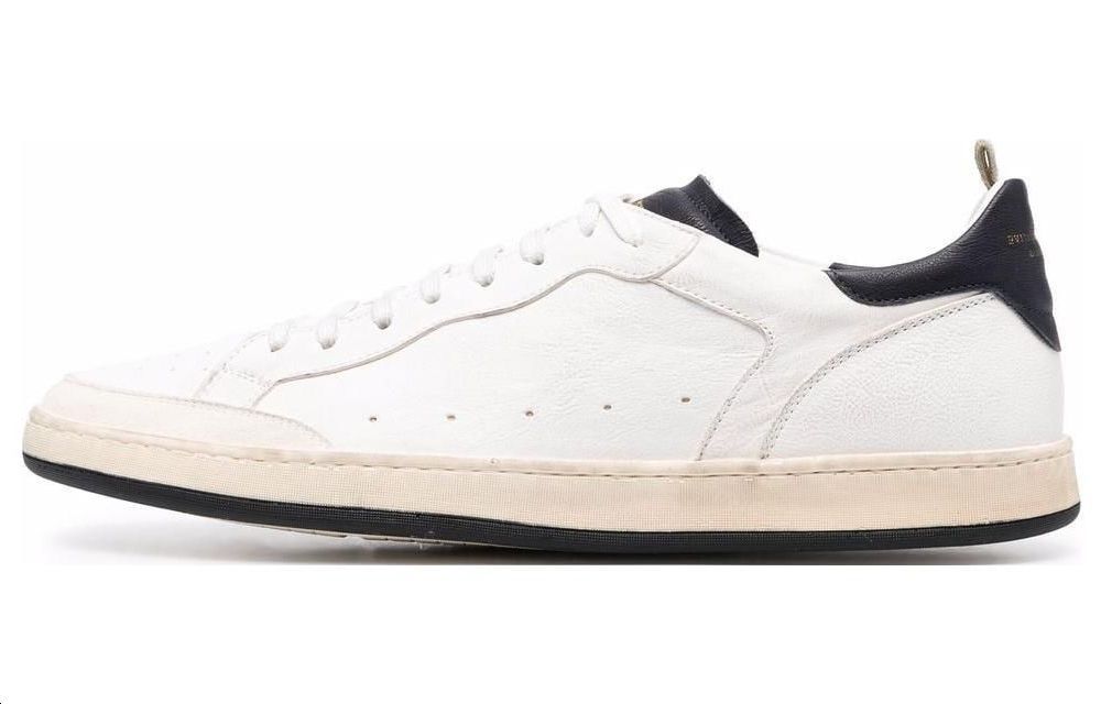 Buy Officine Creative Kadett 'Zapatillas Bajas de Cuero Blanco' OCUKAEE006GIA16B103