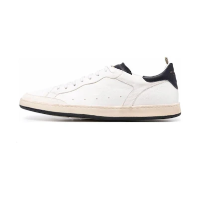 Officine Creative Kadett 'White Leather Low-Top'
