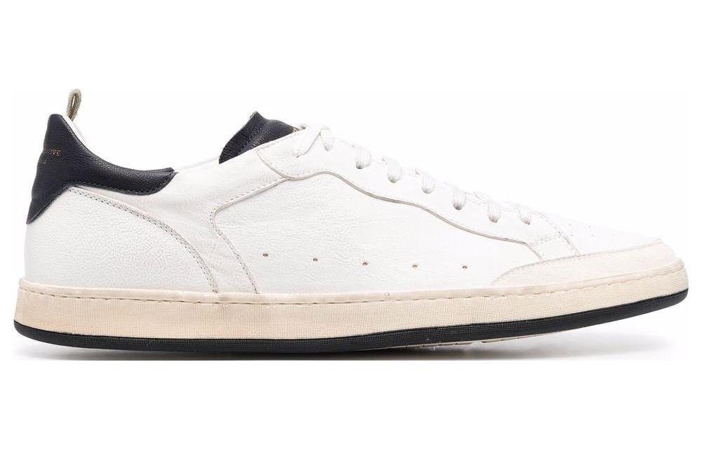 Order Officine Creative Kadett 'Zapatillas Bajas de Cuero Blanco' OCUKAEE006GIA16B103