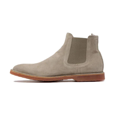 Officine Creative Kent 'Taupe Suede Chelsea Ankle Boots'