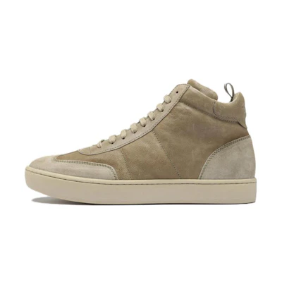 Officine Creative Kombined 'Brown Leather High-Top'