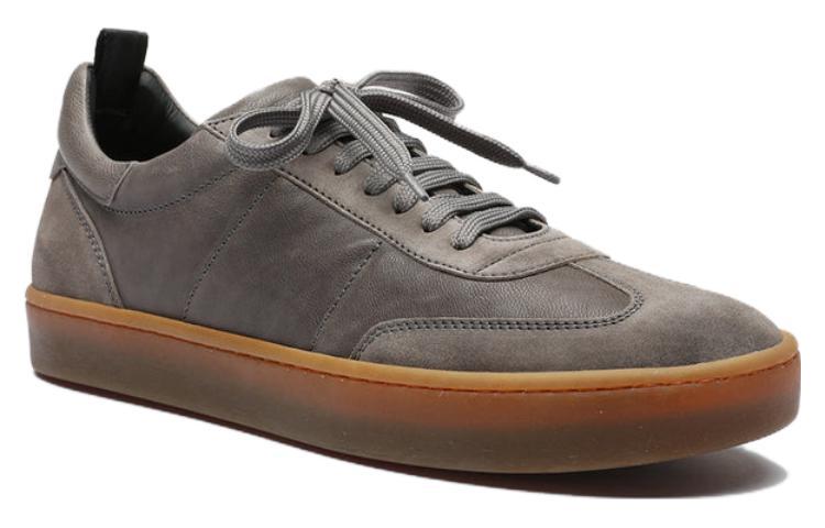 Officine Creative Kombined 'Grey Leather Low-Top' 圖 2