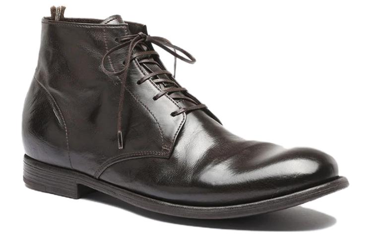 Officine Creative Leather Ankle Boot 'Dark Brown' 圖 2