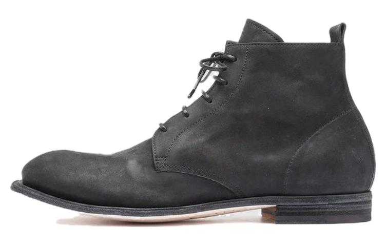 Officine Creative Leather Ankle Boots 'Black Casual' OCUDURG002STRAC1000