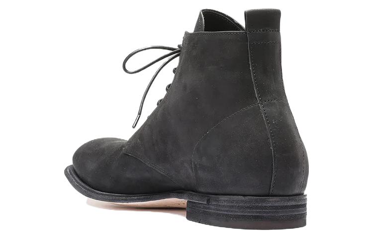 Lookbook Officine Creative 黑色休闲皮革短靴 OCUDURG002STRAC1000