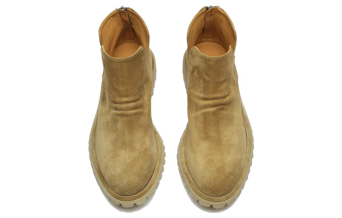 Shop Officine Creative 皮革 簡約文藝 短靴 男款 棕色