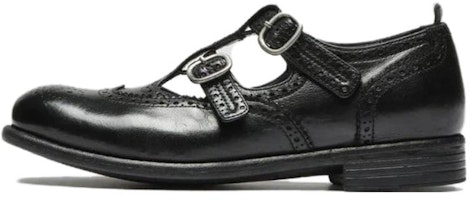 Officine Creative Leather Fashion Womens Casual Flats 'Round Toe Black' OCDCAXT046IGNIS1000 Officine Creative Leather Fashion Womens Casual Flats 'Round Toe Black' OCDCAXT046IGNIS1000