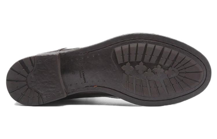 Purchase Officine Creative Leather Lace-Up Ankle Boots 'Ebony' OCUHIVE016IGNISD215