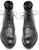 But Ankle Kulit Officine Creative Lace-Up Kaki Selesa Hujung Bulat 'Hitam' OCUHIVE016IGNIS1000