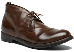 Officine Creative 棕色圆头系带短靴 皮革 OCUHIVE050IGNIS2135 Order Officine Creative 棕色圆头系带短靴 皮革 OCUHIVE050IGNIS2135