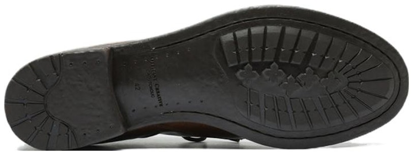 오피치네 크리에이티브 브라운 가죽 숏부츠 OCUHIVE050IGNIS2135 Purchase 오피치네 크리에이티브 브라운 가죽 숏부츠 OCUHIVE050IGNIS2135