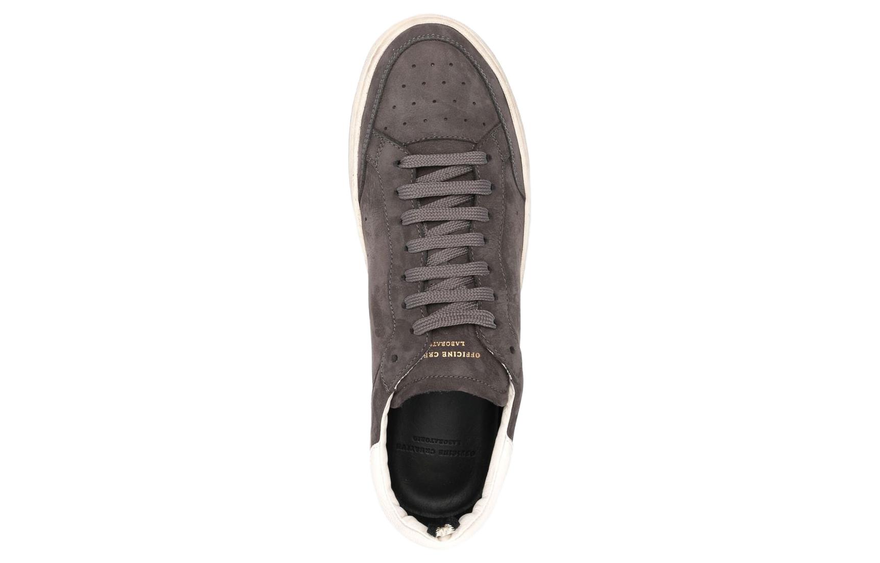 Officine Creative Leather Low-top Sneaker 'Grey' 圖 4