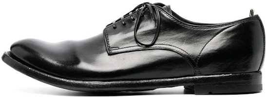 Officine Creative Leather Low-Top Sneakers 'Black' OCANATO060AERCA1000 Officine Creative Leather Low-Top Sneakers 'Black' OCANATO060AERCA1000